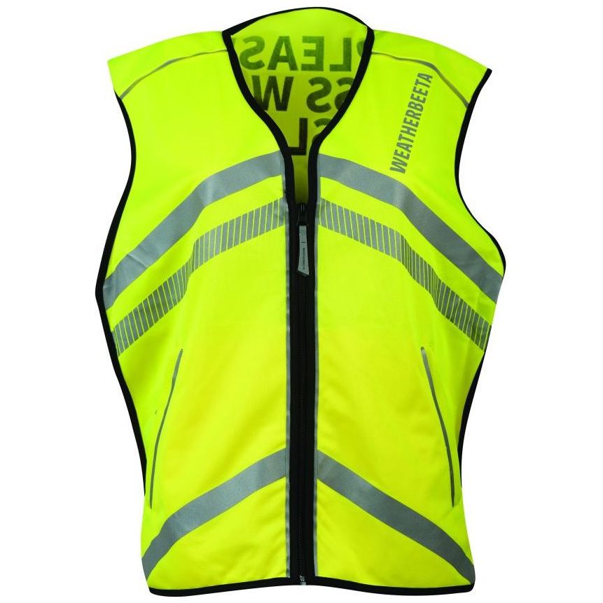Weatherbeeta Reflective Waistcoat Hi Vis Yellow 1005269